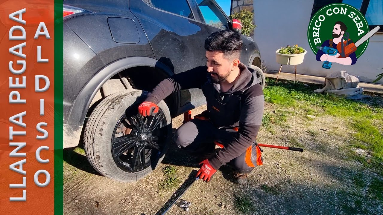 Llanta pegada al disco o masa de rueda. ¡Sácala en seguridad y sin herramientas!