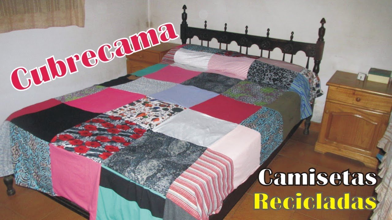 Cubrecama de prendas que ya no usas!