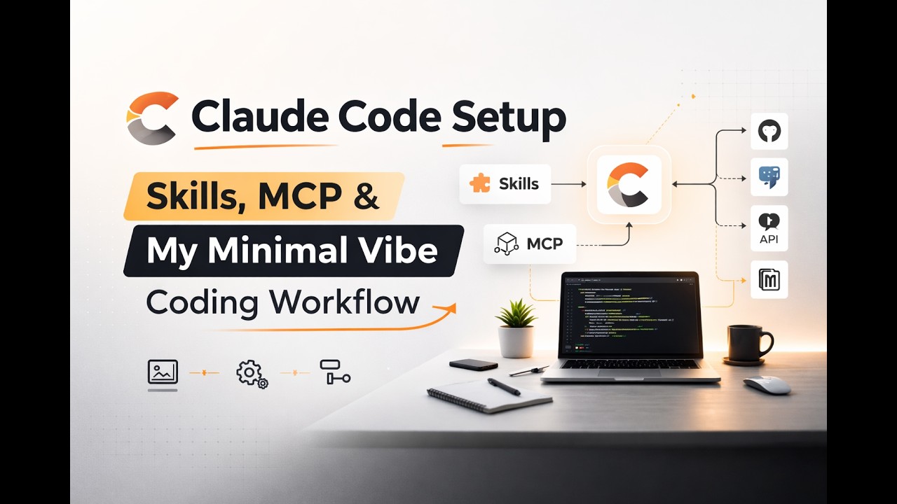 Beginner Claude Code Setup: Skills, MCP & My Minimal Vibe Coding Workflow