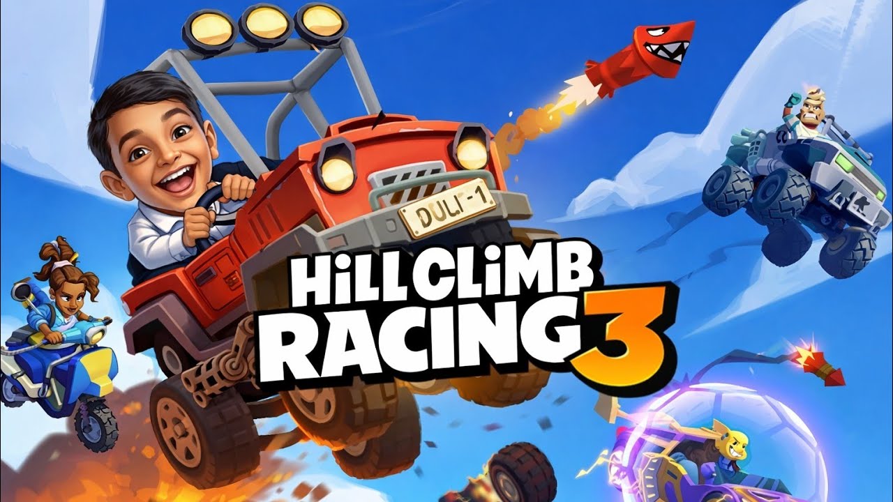 hill climb racing game  for live in dkd youtuber#youtubelive