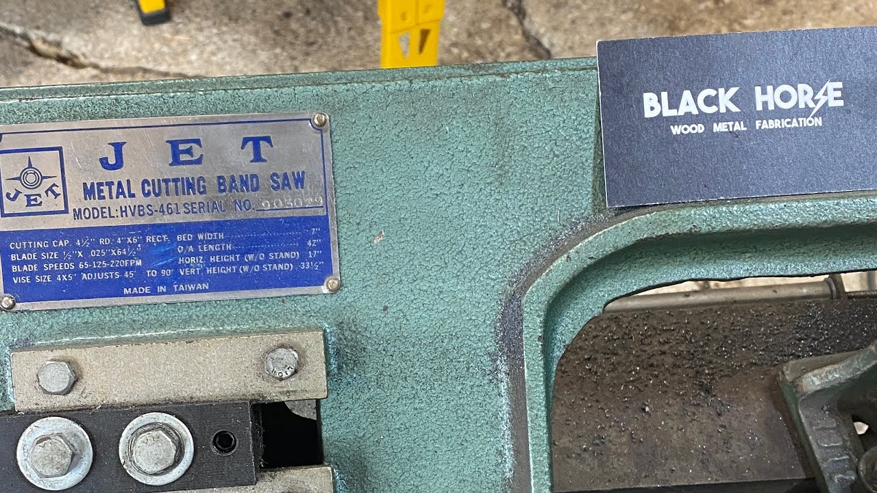 Maintenance And Repair On A Jet Metal Band Saw Part 1