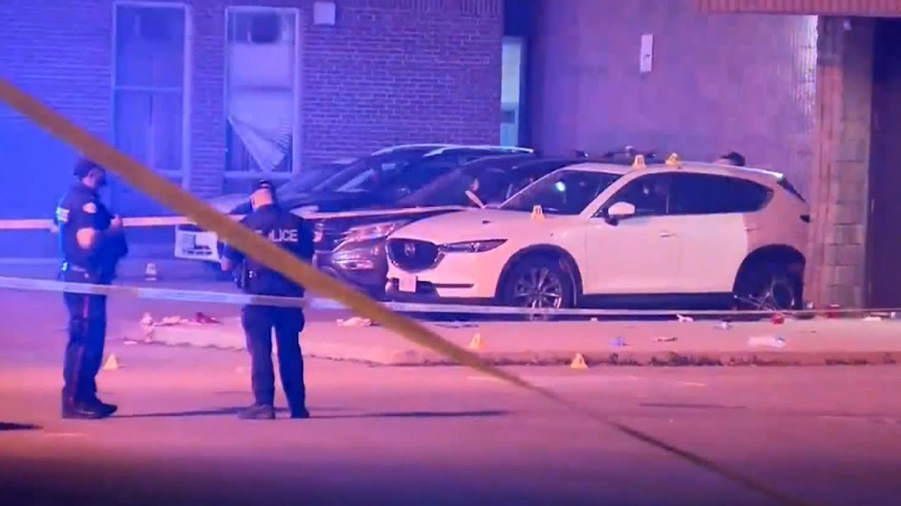 One person dead, four others injured following overnight shooting in Toronto