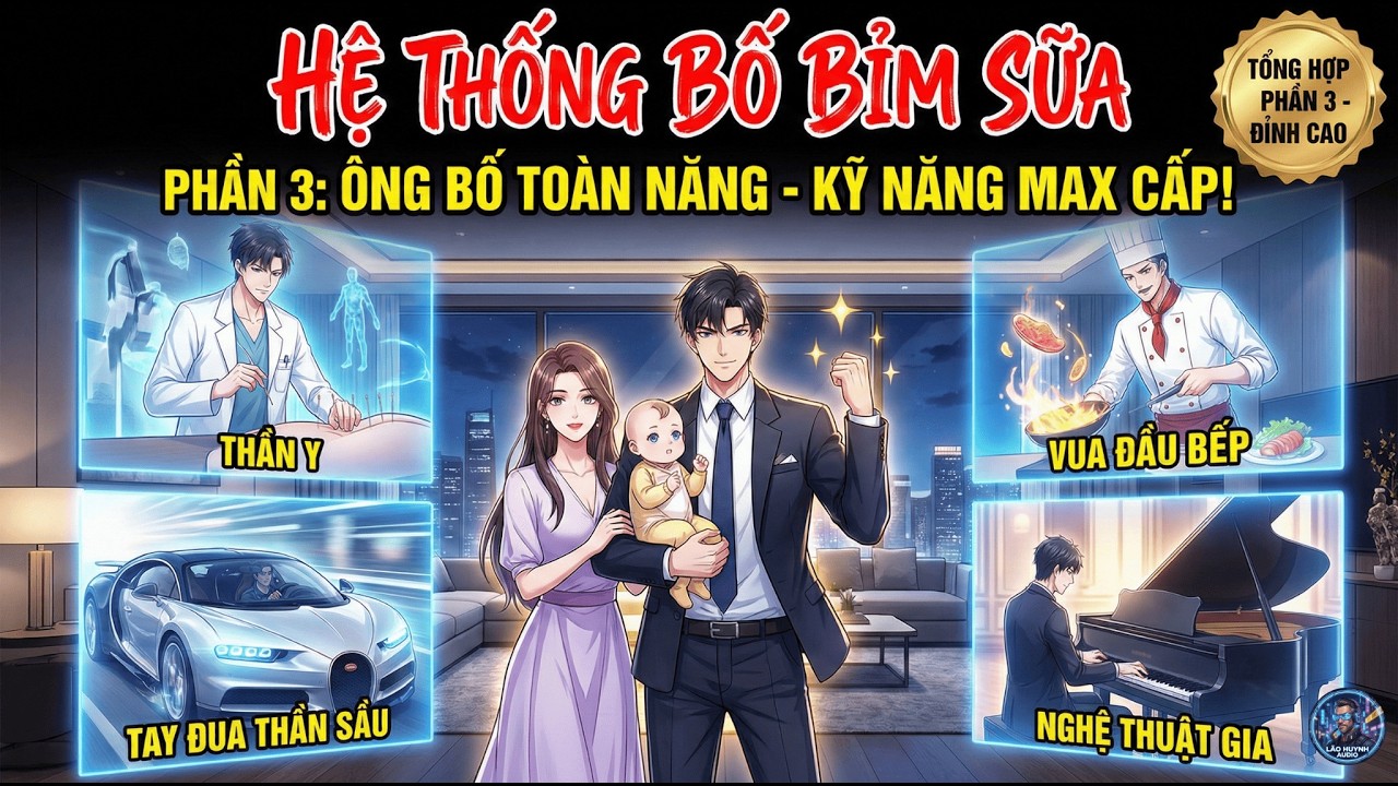 TỔNG HỢP PHẦN 3 | Hệ Thống Bố Bỉm Sữa: Vợ Đẹp Con Khôn, Tiền Tiêu Không Hết | FULL 10H