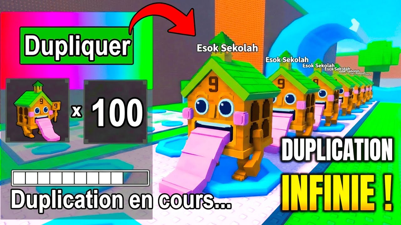 Je TEST tout les GLITCHS de DUPLICATION sur Escape Tsunami for Brainrot !