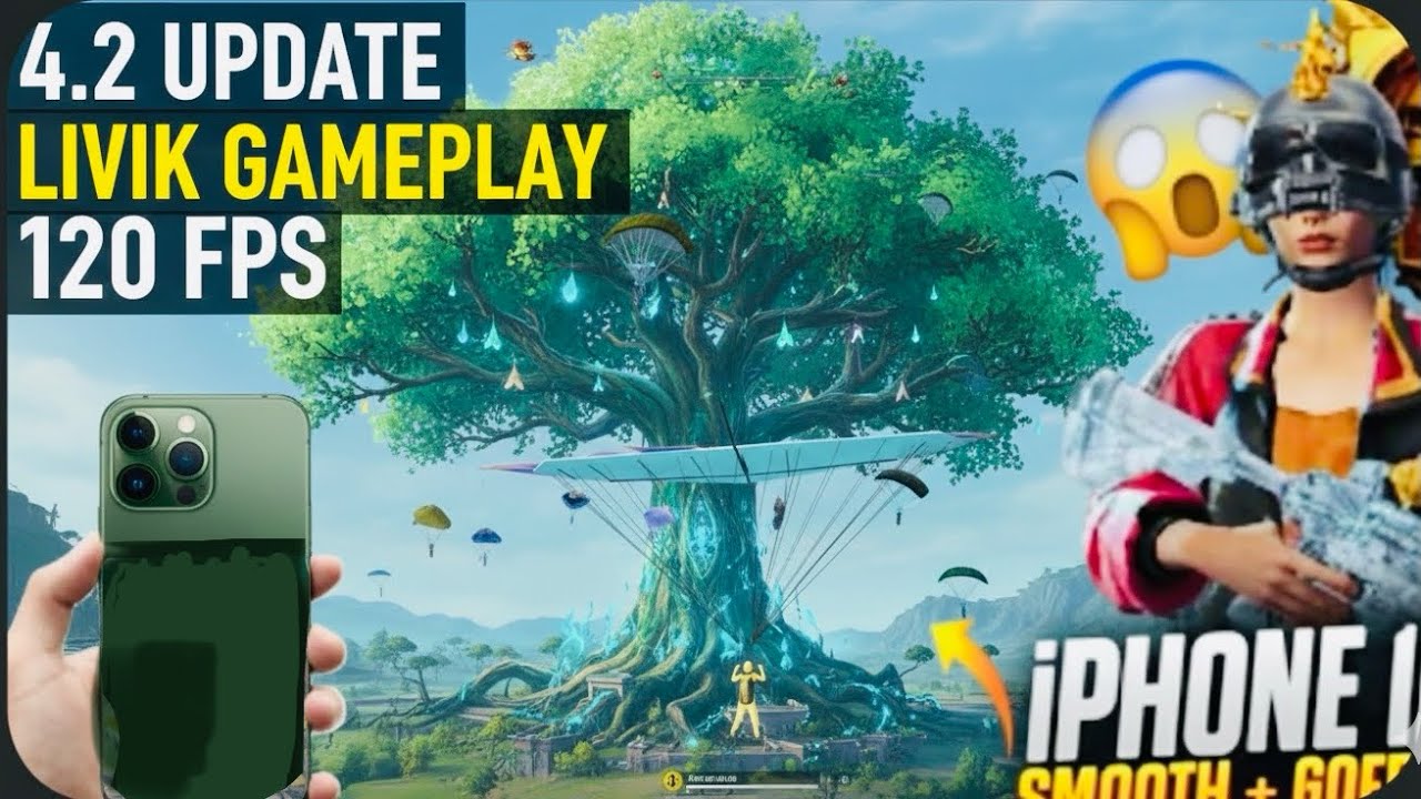 4.2 UPDATE 🔥 IPHONE 13 PRO MAX 🔥 120 , 90  FPS Gameplay 🔥livik gameplay