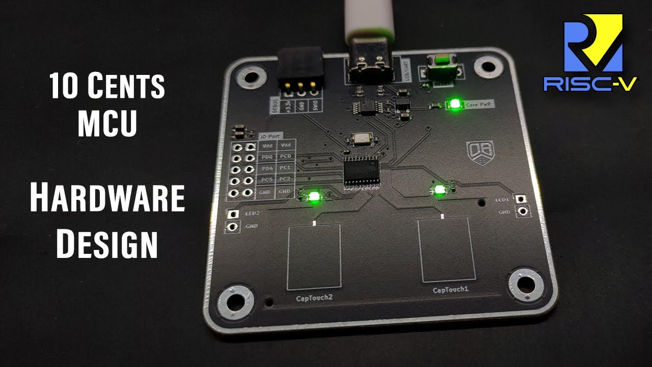 CH32V003 PCB Design in KiCAD | RISC-V Microcontroller Hardware Design