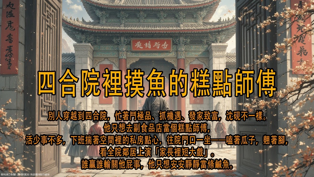 四合院裡摸魚的糕點師傅#励志 #故事频道#故事分享#系统#穿越