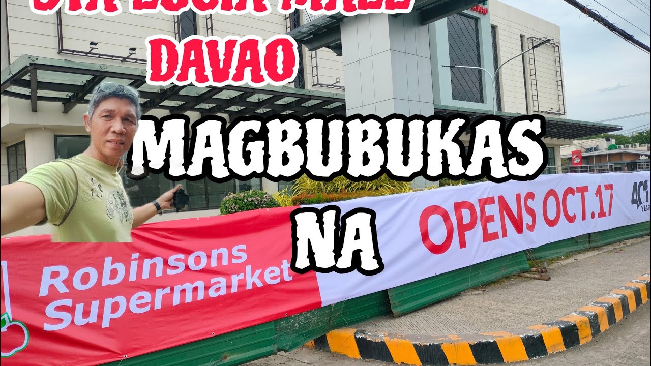 Sta Lucia Mall Davao Robinsons Supermarket magbubukas na