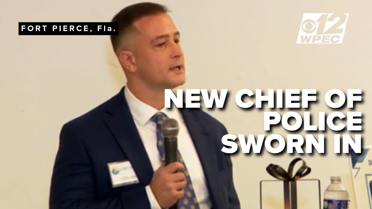 WATCH LIVE | Swearing-in ceremony set for Monday to welcome new Fort Pierce police chief