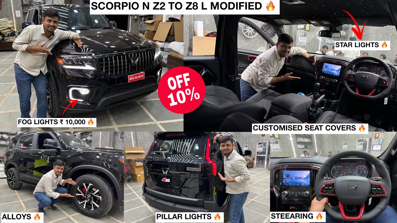 Lexus Headlight Installed In Scorpio N ✅Modified scorpio n✅Scorpio n accessorie✅scorpio n✅