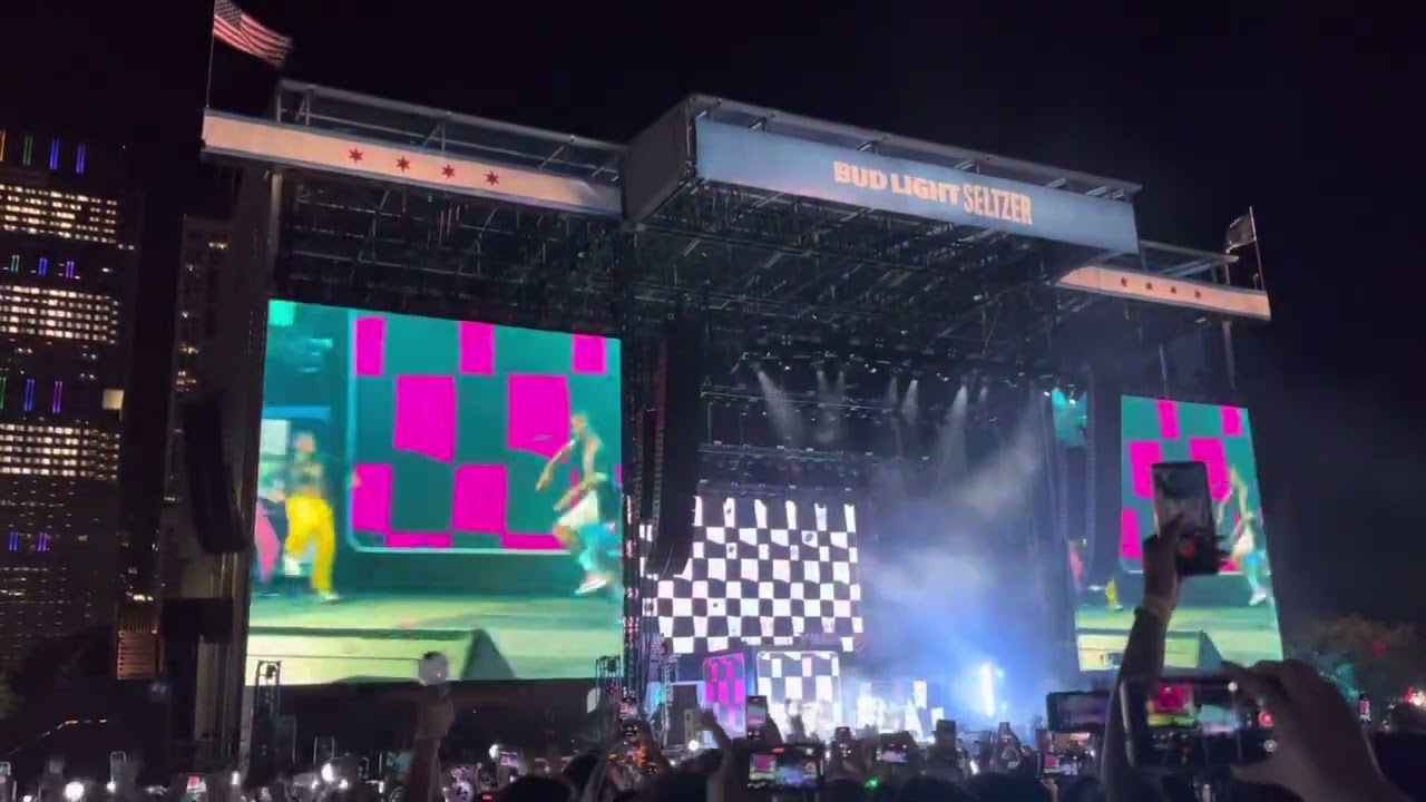 J-Hope Lollapalooza/Hobipalooza “Dynamite Tropical Remix” July 31, 2022 at Grant Park, Illinois