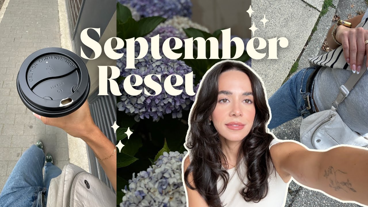 SEPTEMBER MONTHLY RESET ✨ budgeting, books, and goals
