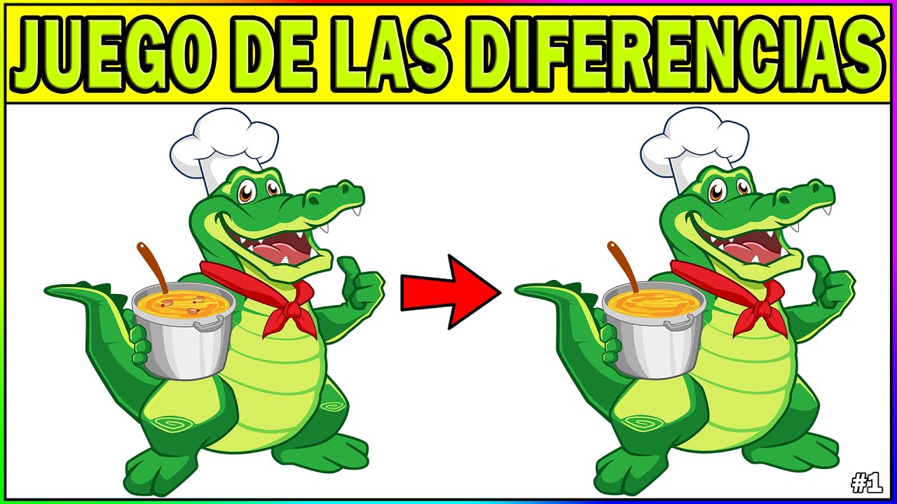 ENCUENTRA LAS DIFERENCIAS  ⭕❌ JUEGO Para MEJORAR La CONCENTRACI&Oacute;N