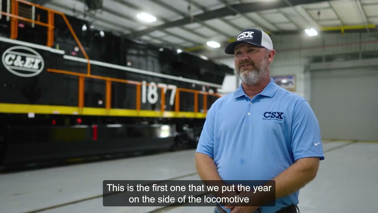 CSX Heritage: Locomotive 1877 Honoring the Chicago & Eastern Illinois Railroad