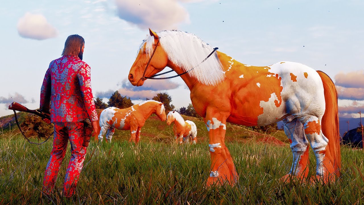 Arthur Tames the Stunning Rare Gold and White Horse Near Dewberry Creek