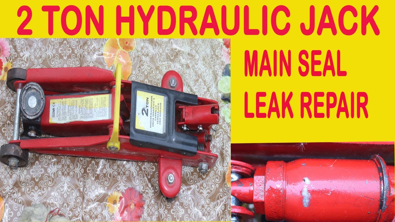 HYDRAULIC JACK REPAIR| 2 ton| Oil leakage