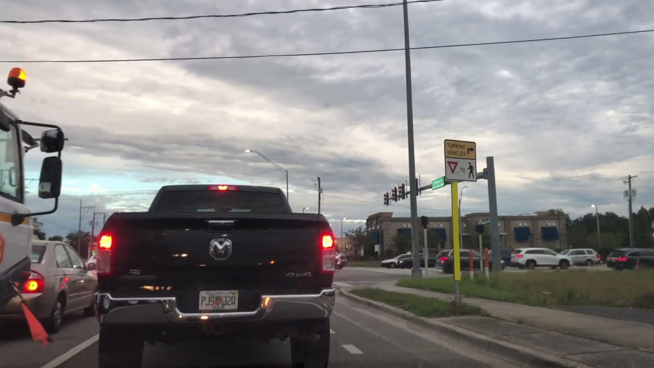 Tampa Florida Driving: E Fowler Avenue