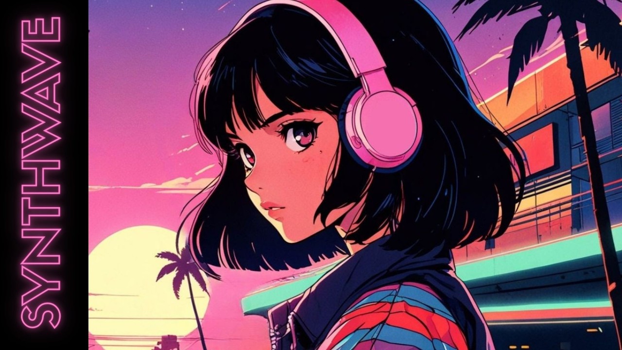 ✨NEON SUNSET DRIVE 🌆💗| Lofi Synthwave Mix