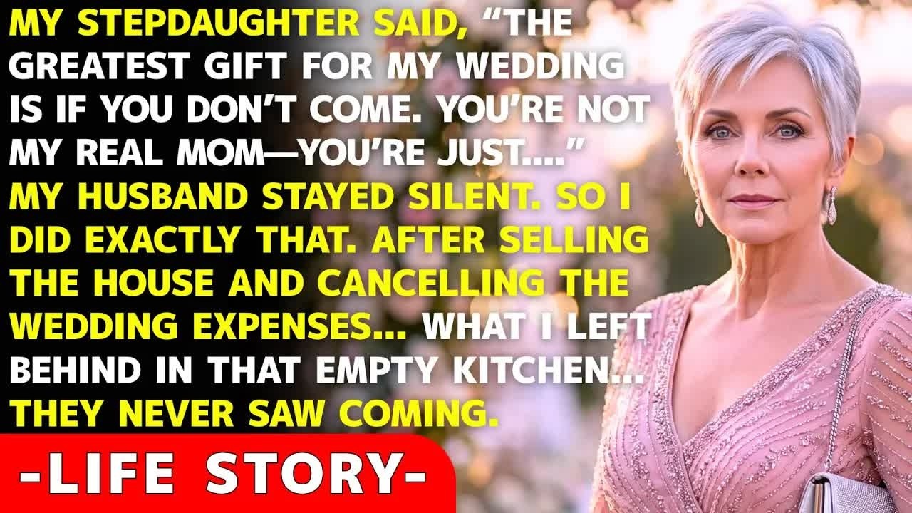 My Stepdaughter Said ＂Don't Come to My Wedding＂—So I Sold the House and Cancelled Everything