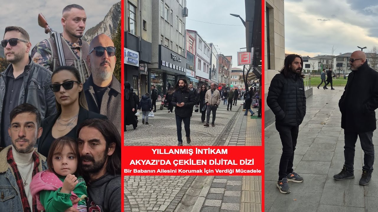 Akyazı’da Çekilen “Yıllanmış İntikam” Bir Babanın Ailesini Koruma Mücadelesi #yıllanmışİntikam #fyp 