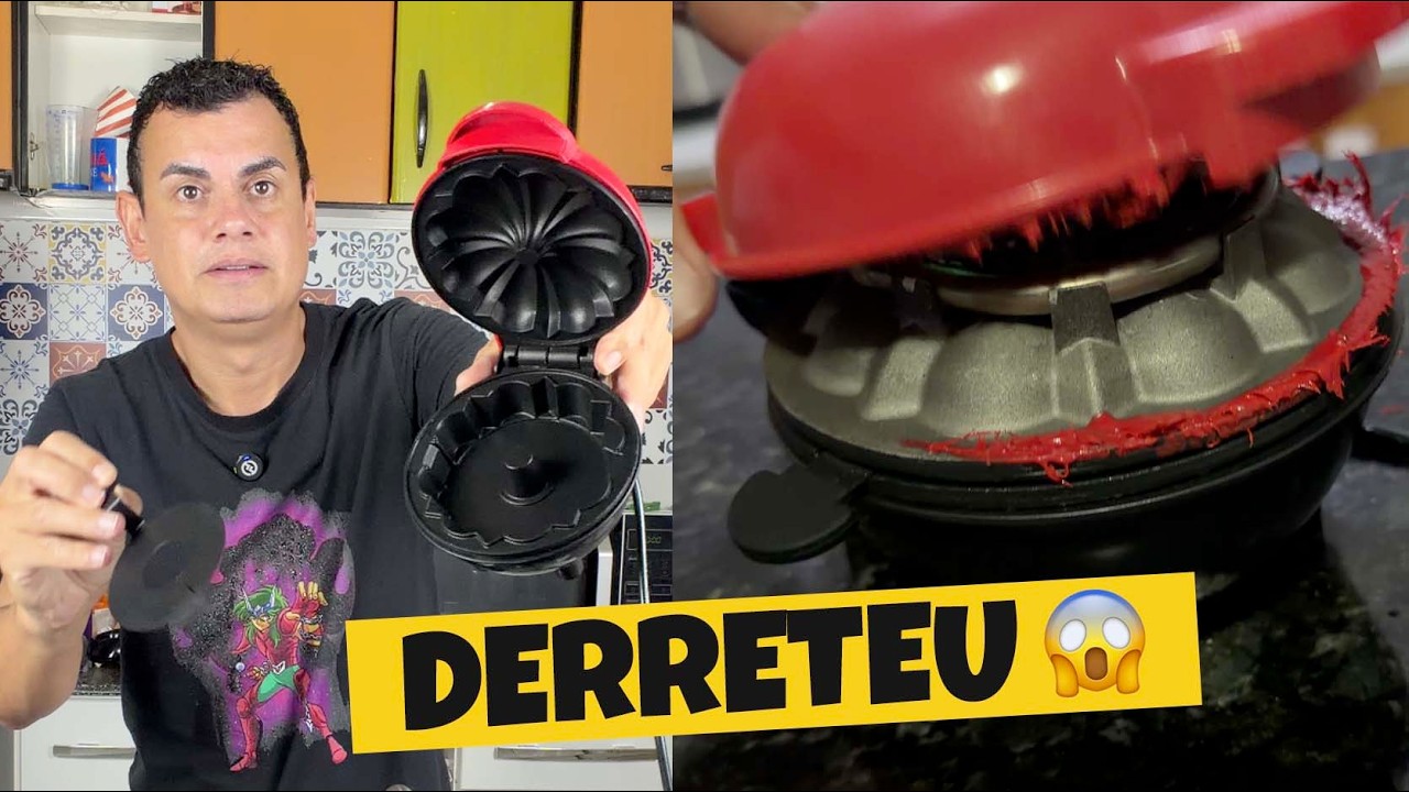TESTEI A MINI M&Aacute;QUINA DE FAZER BOLO! GENTE DO C&Eacute;U, OLHA O RESULTADO 😱🍰