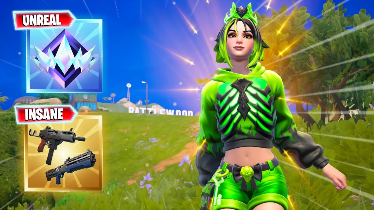 The MYTHIC Flex SMG is OP! (Fortnite Unreal Ranked 16 Elims)