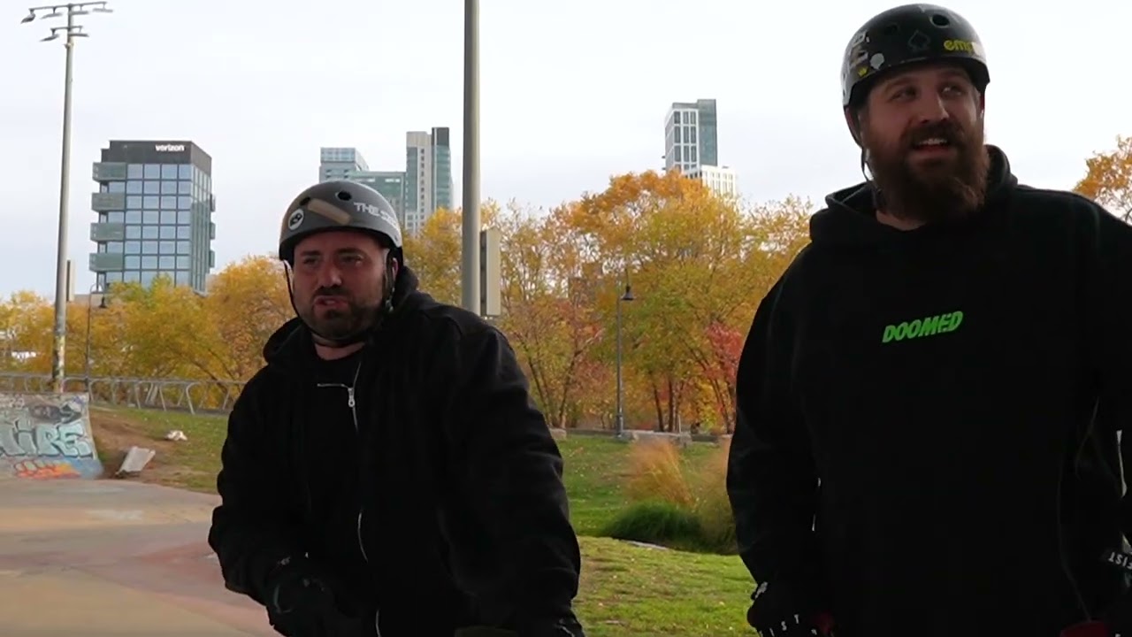 the gang goes park riding and street riding