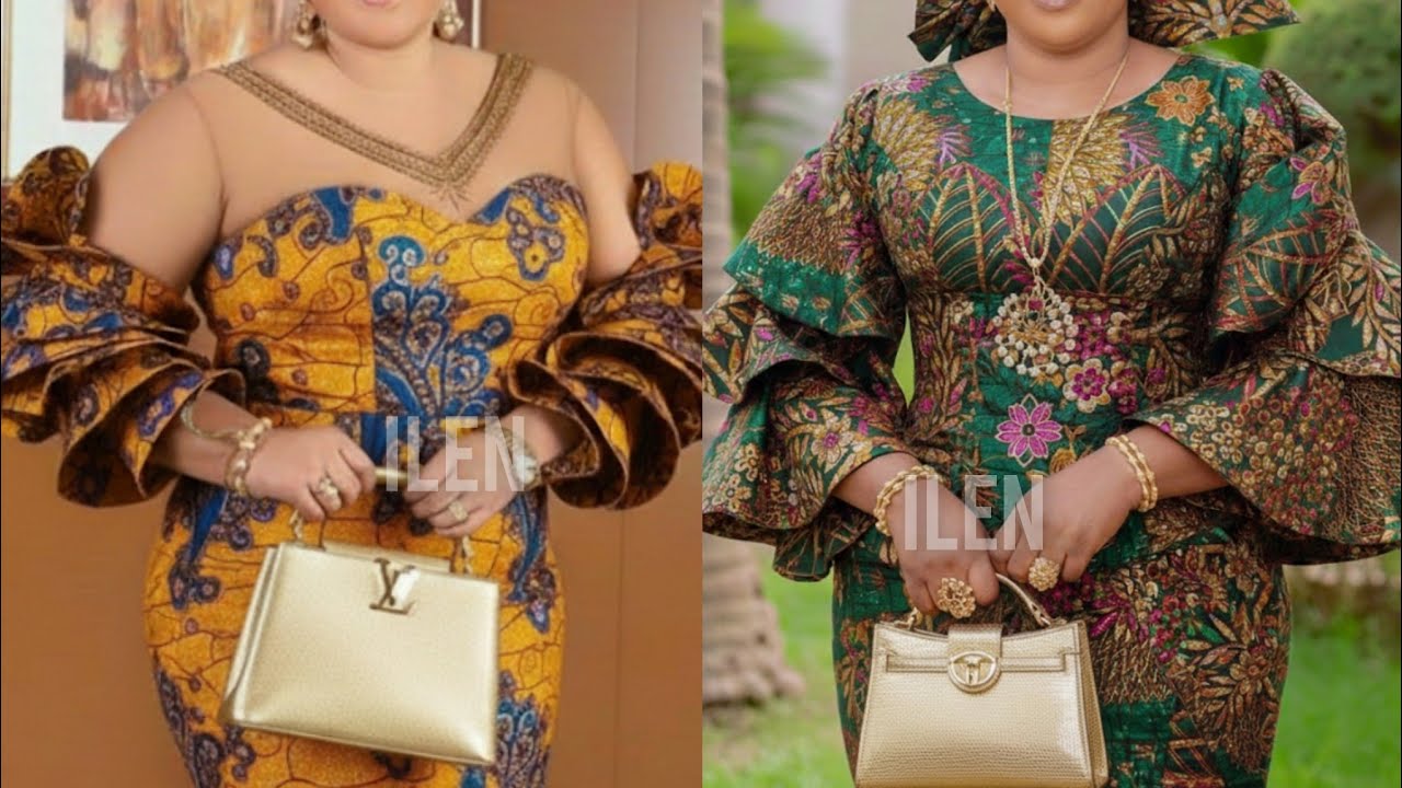 Stunning Ankara/Pagne Dresses For Ladies |African Lace Styles For Ladies |Nigerian Lace Gown Styles