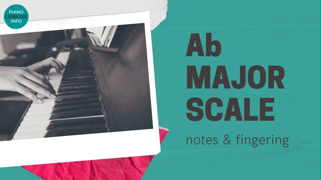 How to Play A Flat Major Scale on Piano - Fingering!
