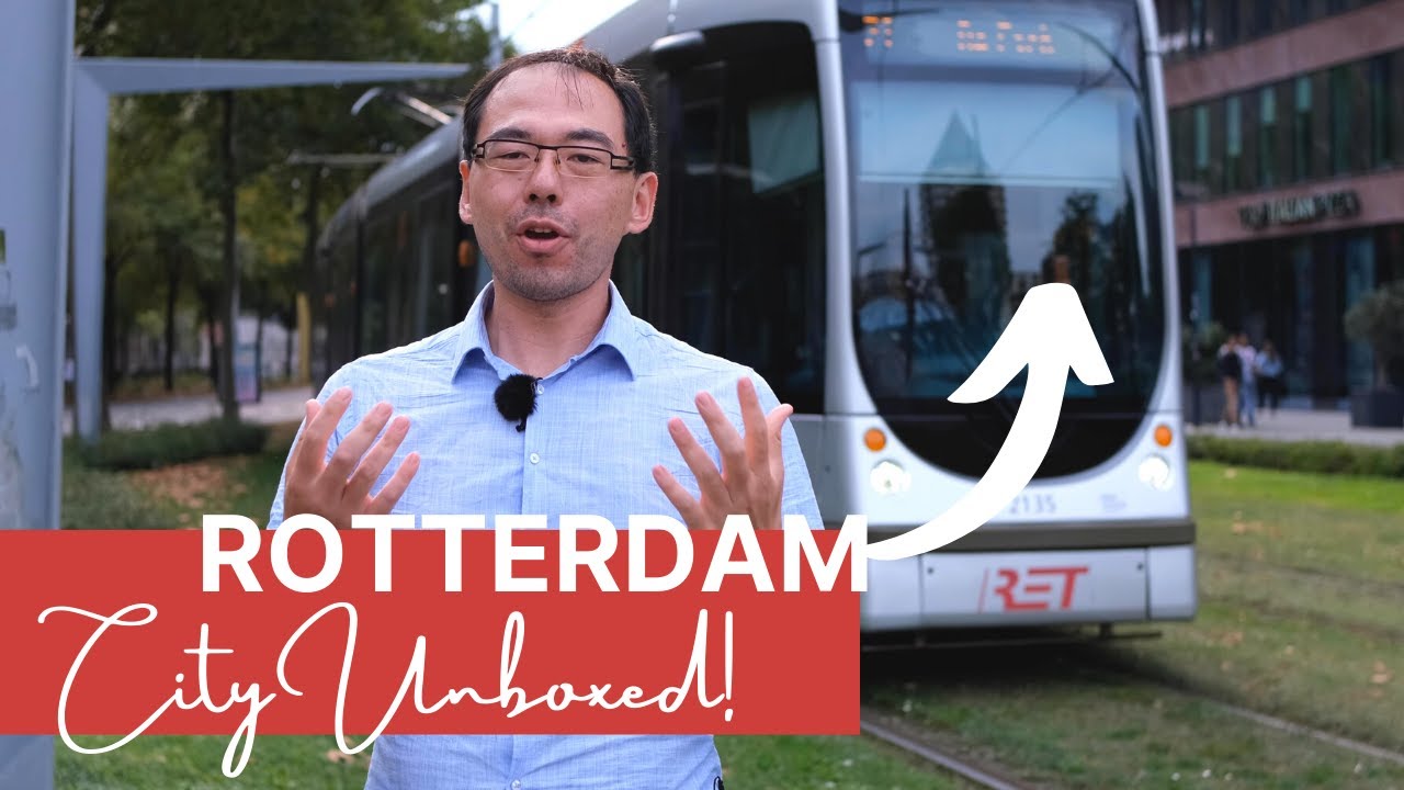Rotterdam has an UNDERWATER bike tunnel and trams that FLOAT on grass!