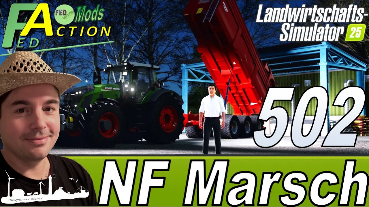 LS25 🚜 502 NF Marsch 4fach Kein Roggen mehr aber Ackerbohnen genug #landwirtschaftssimulator25