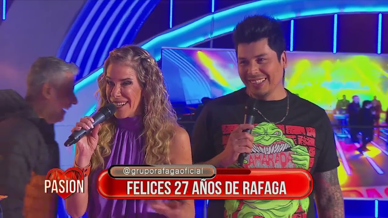 Ráfaga en vivo festejando sus 27 años en Pasión de Sábado 09 09 2023