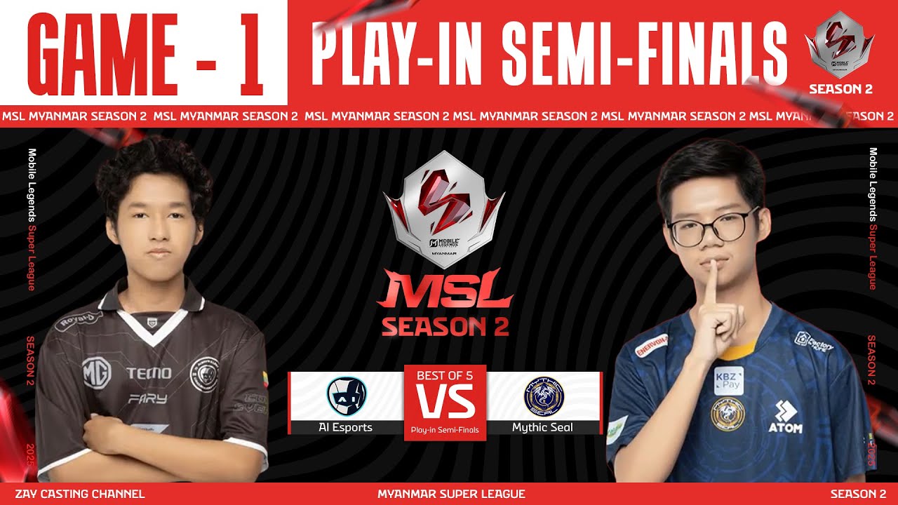 [Game - 1] Ai Esports Vs Mythic Seal | MLBB Super League Season 2