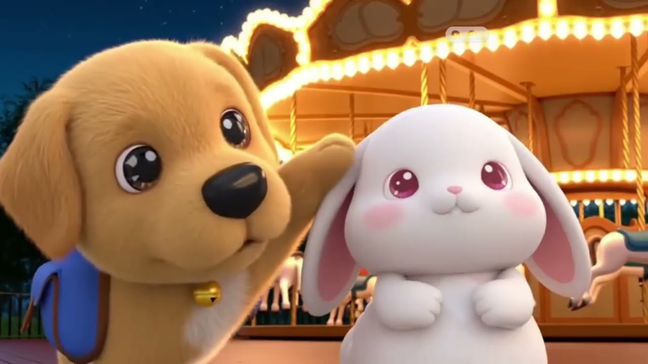The Little Dog Fixes the Amusement Park | A Gentle 3D Adventure Story for Kids