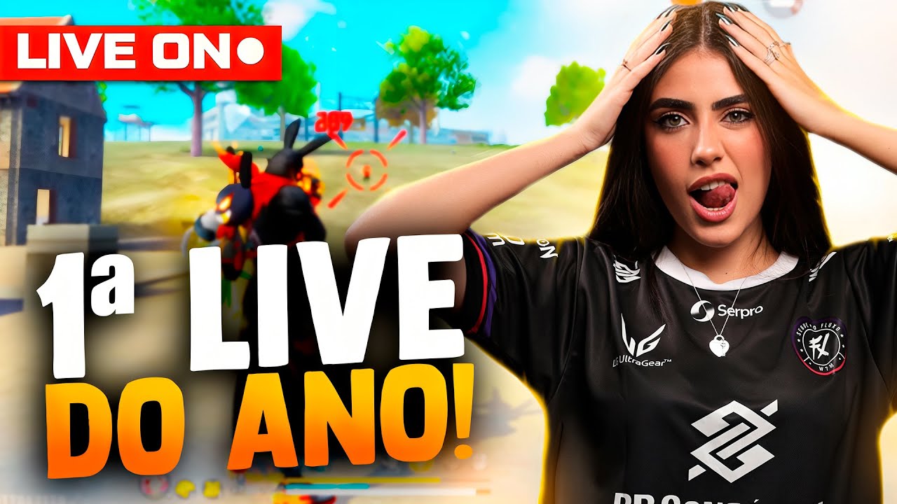 💜 LIVE ON!!!! 💜 SEGUNDA LIVE DO ANO rs!!! 💜 FREE FIRE AO VIVO!