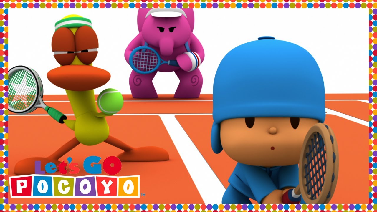 🎾 LET'S GO POCOYO! - Vamos jogar t&eacute;nis | DESENHOS ANIMADOS de POCOYO em PORTUGU&Ecirc;S do BRASIL