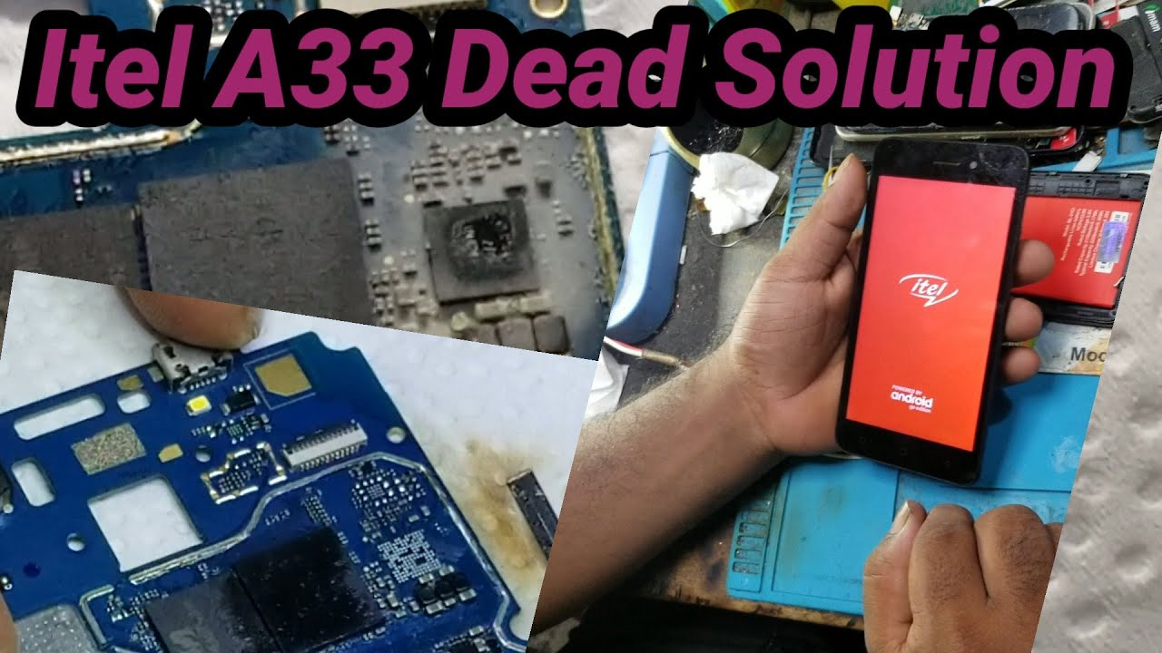 Itel A33 Full Short  repair Step By Step