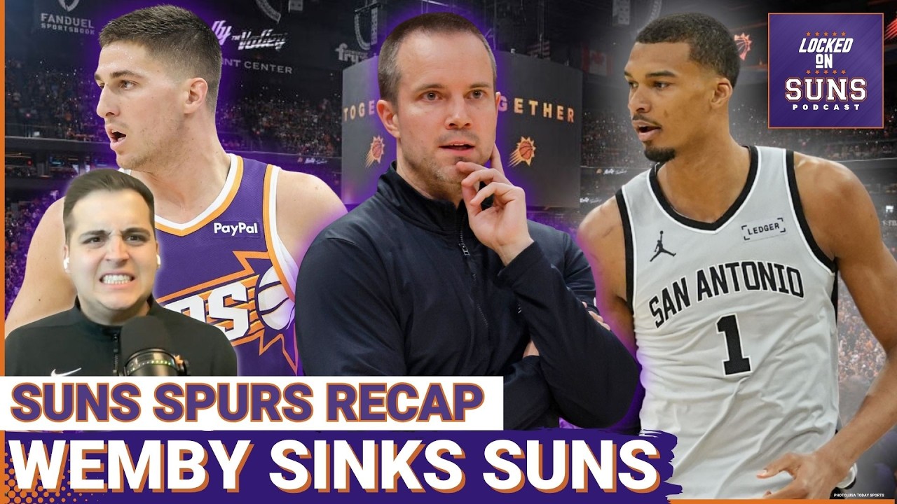 Devin Booker INJURES ANKLE As Phoenix Suns 4th Quarter Woes Continues In Loss To The Spurs...