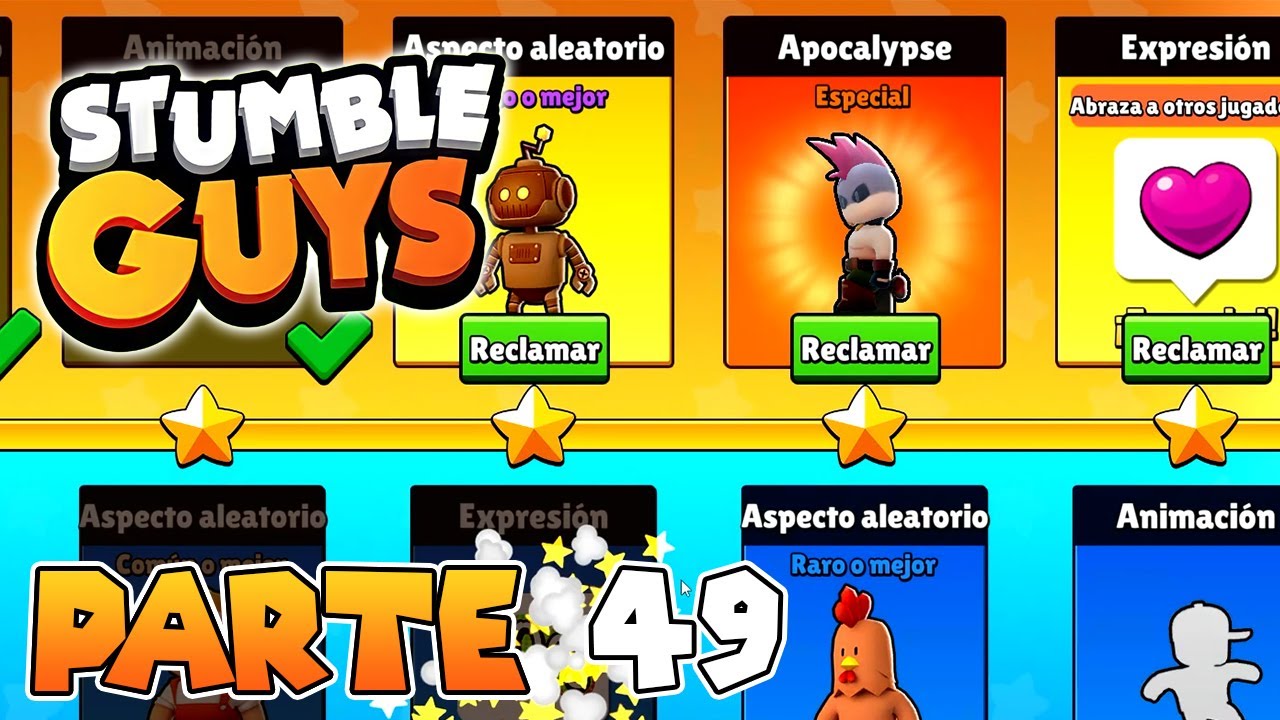 ¡COMPRO TODOS LOS NIVELES DEL STUMBLE PASS! | PARTE #49 | STUMBLE GUYS