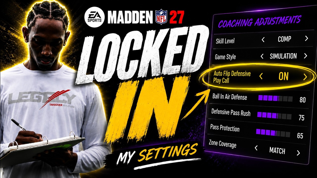 The COACH ADJUSTMENTS Every Competitive Player Uses | Madden 27 Settings