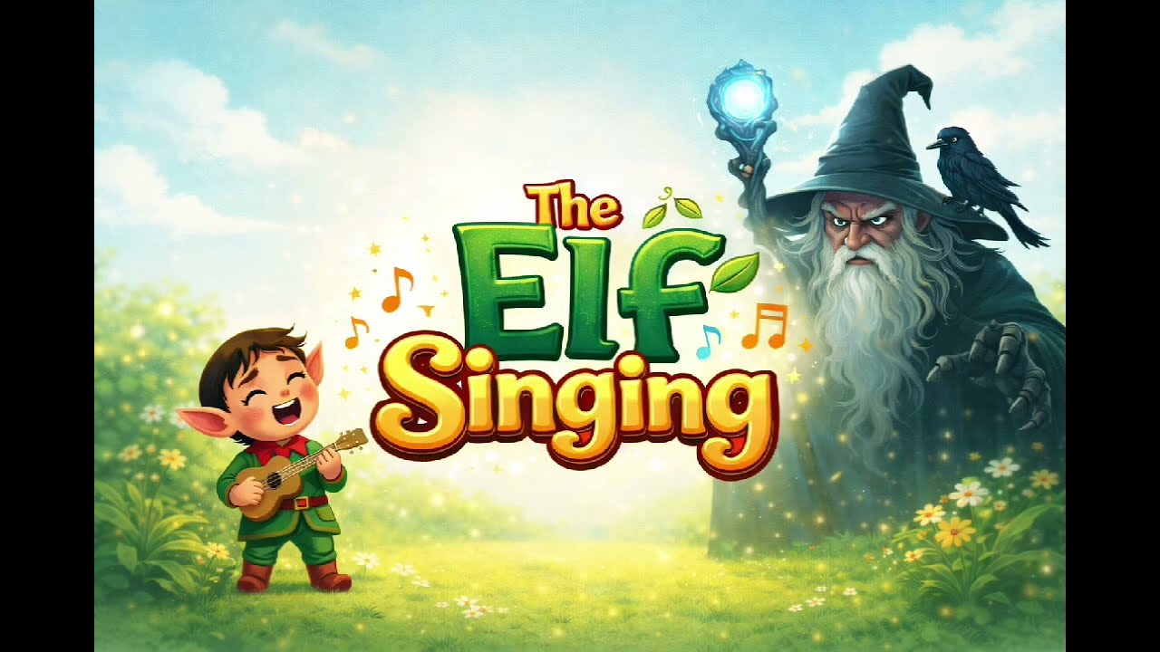 The Elf Singing poem 🎶🎶 #ytshorts #poem #children #youtubeshorts 