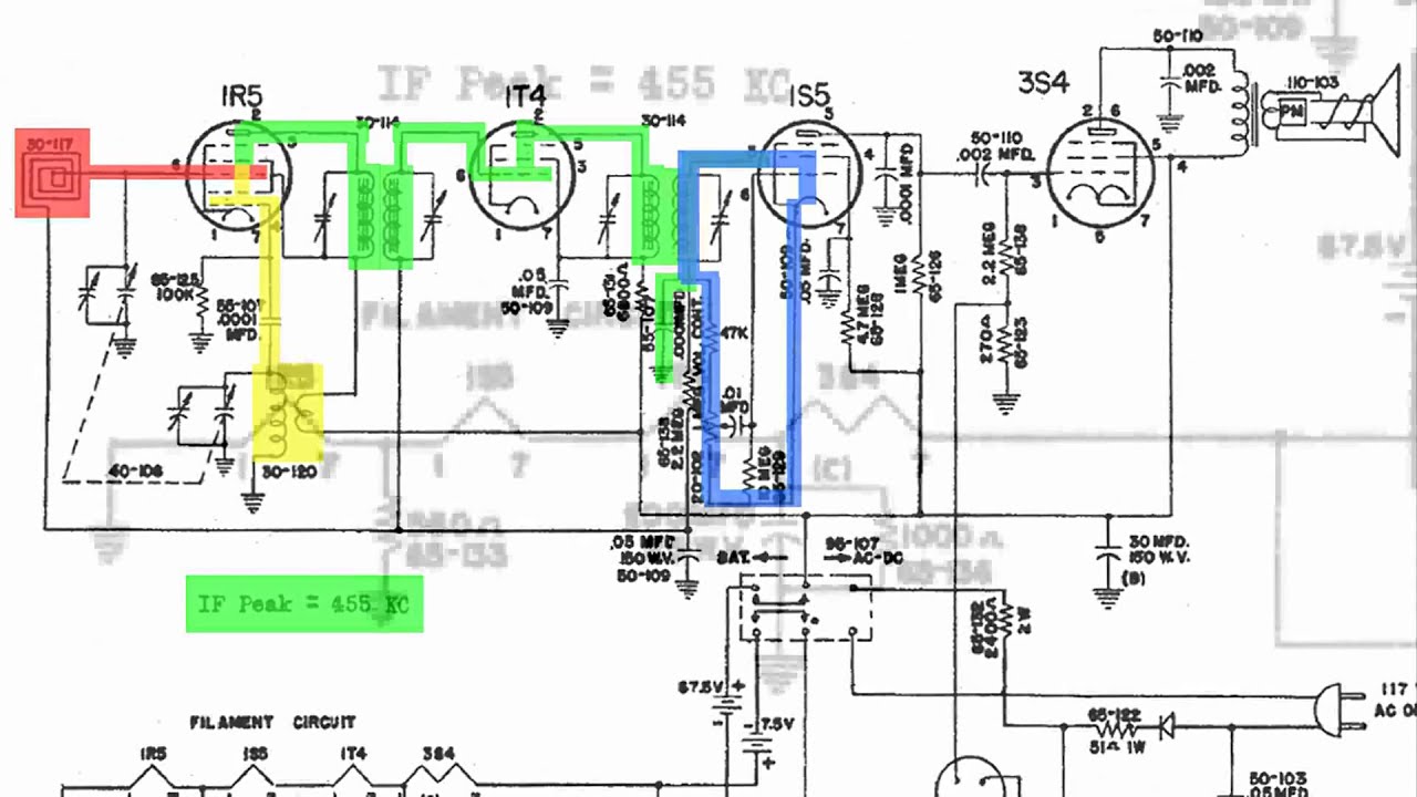 Regal Radio 747 Repair Part 1, Circuit Description