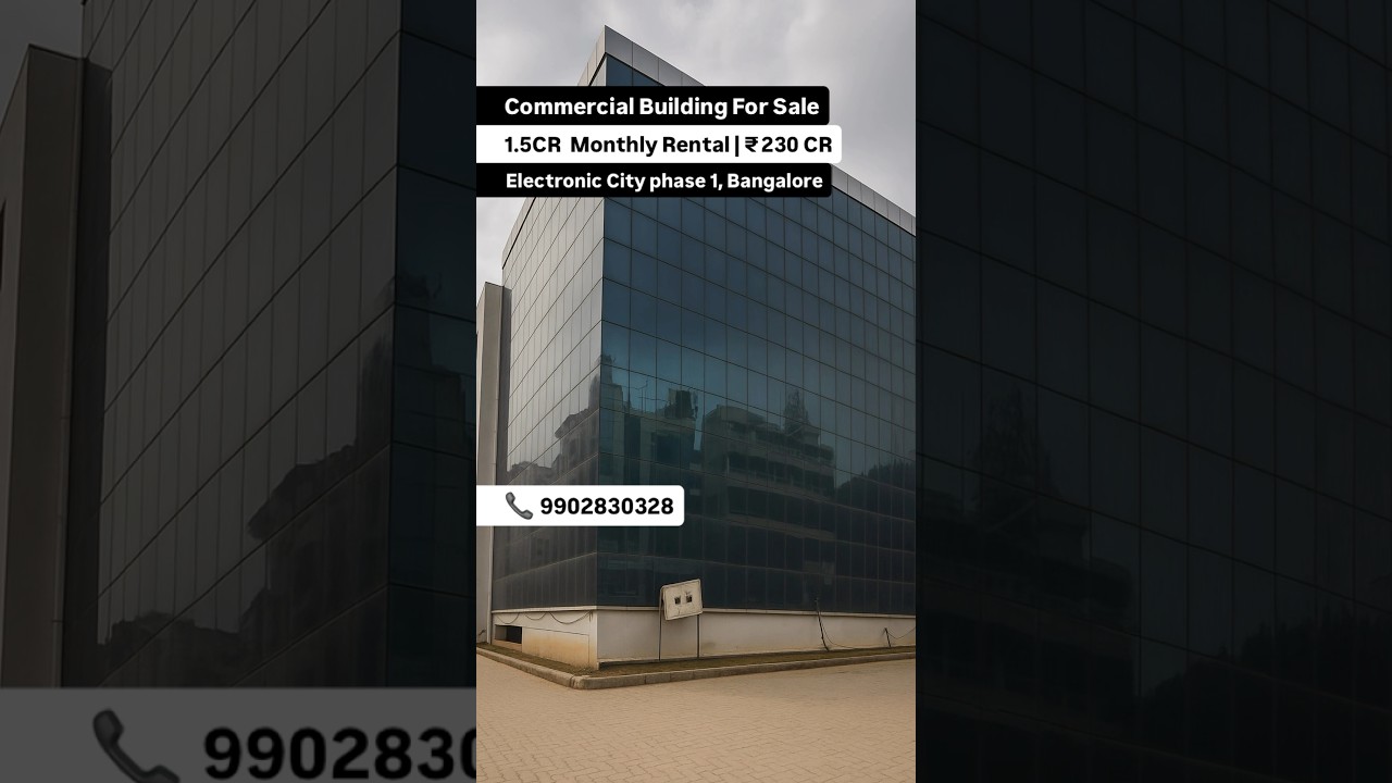 Commercial Building For Sale - Electronic City phase 1 | ₹230 CR #commercialproperty #forsale