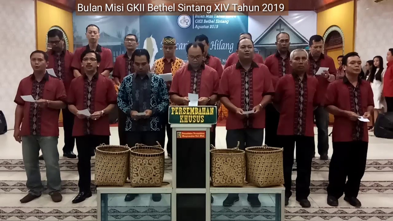 Bila kurenungkan kasih Tuhan | Perkaria GKII Bethel Sintang, 25 Agustus 2019