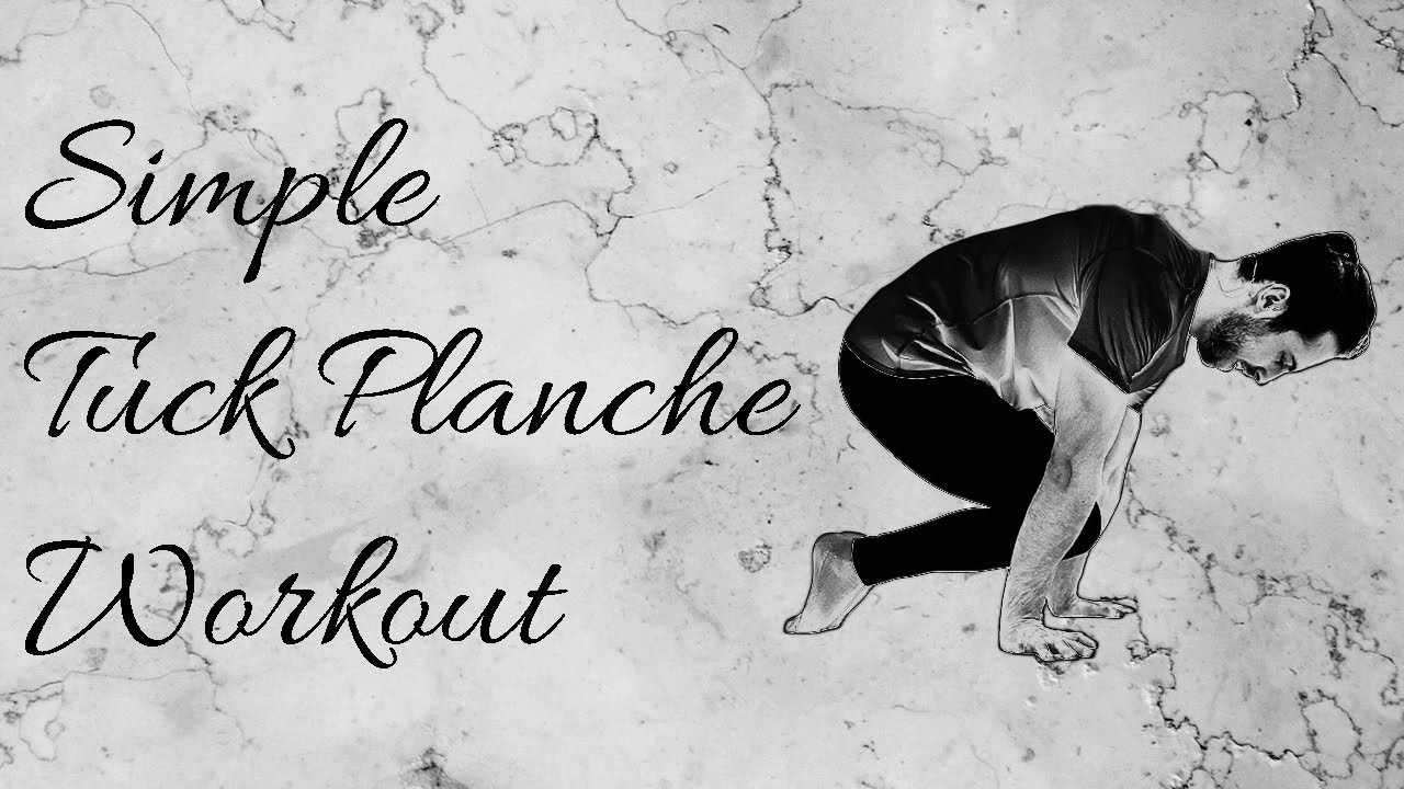 Simple Beginner Tuck Planche Workout - FOLLOW ALONG