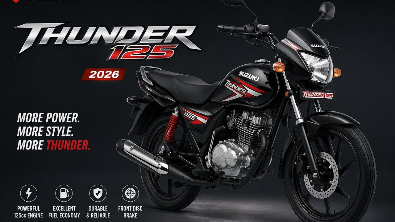 You Won’t Believe the 2026 Suzuki Thunder 125! 😳
