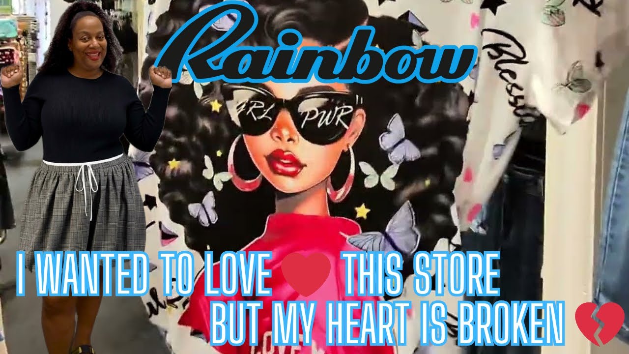Это худший магазин одежды больших размеров Rainbow? Внутри магазина в торговом центре Tampa Unive...