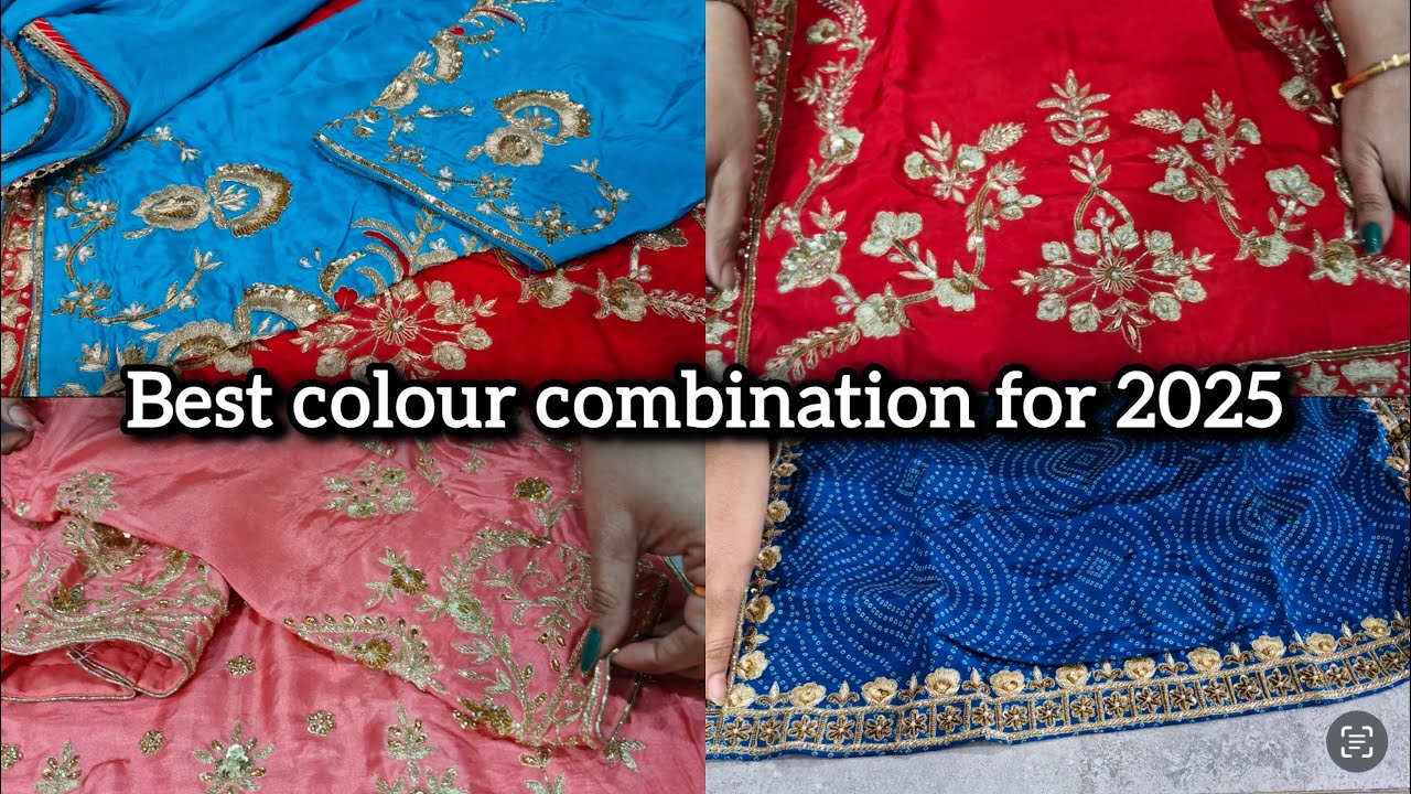 Best colour combination for 2025 || New collection by GURLEEN BOUTIQUE || 📞7888350233 ||