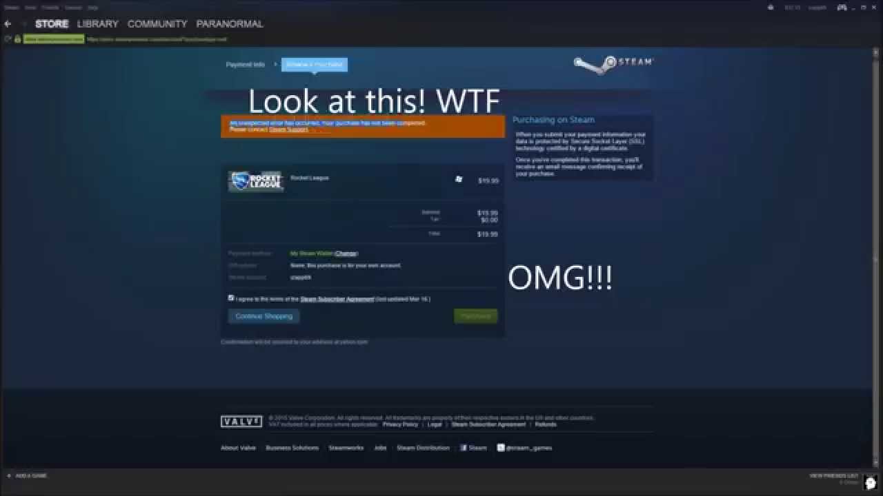 An unexpected error has occurred. *Fixed*
