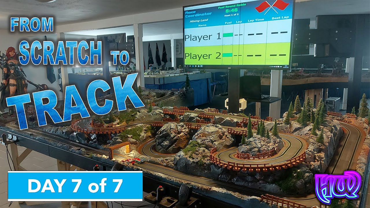From Scratch to Track 7 Day Slot Car Build - Day 7